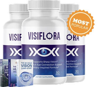 VisiFlora 3 bottle most popular package price $59 per bottle with free shipping and bonuses